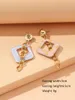 Dangle Earrings Fshion Acrylic For Women Gold Color Geometry Earings Fashion Wedding Party Jewelry Pendientes Mujer 2023