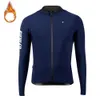 Camisas de ciclismo Tops Biehler SYN Team Pro Manga Longa Camisa de Ciclismo Homens Winter Fleece Bicicleta Roupas Esportivas Roupa Quente 230617