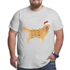 Herrpolos Golden Retriever Holiday Christmas Light T-shirt Stor storlek Snabbtorkning Skjorta Animaltryck för pojkar Mänkläder