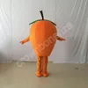 Wysokiej jakości pomarańczowy loquat Mascot Costume Fancy Dress Karnawał Niestandardowy Fancy Costume Pluszowy kostium