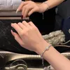 2023 Ins Top Sell SELL Tennies Bracelet Jewelry Luxury 925 Sterling Silver Fill Round Cut Zircon Party Edernity Wedding Bangle for Lover Gift