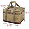 Outdoor Gadgets Camping Meal Bag Large Storage Lamp Tableware Tool Picnic Camp Travel 230617