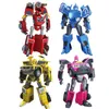 Giocattoli di trasformazione Robot 4 IN 1 Mini Force Transformation Robot to Car Toys Action Figures Mini Force X Deformation Car Airplane Toy 230617