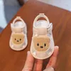 First Walkers Cute Bear Sandali per bambini Neonati Ragazzi Ragazze Scarpe da passeggio con suola morbida Autunno Primavera Estate Per bambini 0-18M