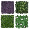 Flores decorativas grama artificial planta painel de parede fundo verde plástico gramado ao ar livre jardim casa decoração de casamento