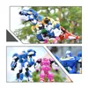 Transformation Toys Robots 5 w 1 Mini Force 2 Super Gino Power Transformation Robot Toys Action Figures Miniforce x Deformacja Dinozaur Mecha 230617