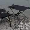 Meble obozowe Shinetrip Picnic Table Zamożny Zwirowca Przenośne zewnętrzne Składane połowy Ultralight Aluminium Składanie kemping 230617