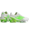 Sac cadeau Chaussures de football de qualité X Speedportal 99LEA.1 FG Chaussures d'entraînement légères Hommes Extérieur Sol ferme Cuir souple Crampons de football confortables US 6.5-11.5