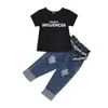 Rts Kid Girls Boutique Abbigliamento Pantaloni in denim Jeans Toddler Abbigliamento per bambini Completi