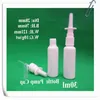 Bezpłatna wysyłka 100 zestawów 30 ml farmaceutyczna butelka z natryskiem nosowym HDPE z natryskiwaczem nosowym 18/410 NMIum