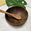 食器セット天然ココナッツシェルボウル用食器デザートサラダオールドブラウン12-14cm