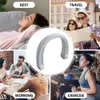 Outils à main 720°Surround Wind Hanging Neck Fan Portable Cooler Fan USB Bladeless Neckband Fan Air Outlets 4000Mah Rechargeable Mini Fan 230617