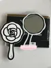 Toilet Supplies portable Camellia Mirror fashion Marks Cosmetics Tools mirror handle mirrors party gift 10X16CM