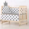 Solid Wood Environmental Friendly Lacquer Arc Baby Bed Newborn Bb Cradle Spliceable Variable Desk