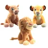 卸売されたかわいい動物ライオンぬいぐるみおもちゃ児童ゲームプレイメイトホリデーギフトルームデコレーション