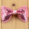 Nouveau ruban de soie de Noël Sequin Bows AVEC CLIP Broderie Doux Cadeau Hairgrips Pour Fille Enfants Mignon Petites Épingles À Cheveux Enfants Accessoires De Cheveux