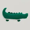 Leksaker behandlar dispensering interaktiv valp plysch hund leksaker krokodil stil tugga leksaker snuffing padd för medelstora hundar dödtid