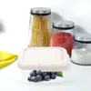 Storage Bottles Clear Mini Fridge Cheese Slice Crisper Butter Boxes Fruit 11X11X5CM Slices Cases Kitchen Fruits Household Pink Pp Container