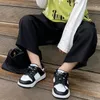 Trousers Spring And Summer Girls Loose Hip-Hop Trousers Black Pocket Baby Kids Casual Pants Children'S Clothing For Girls 230617