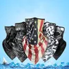 Bandanas Cover Motorcycle Cycling Face Mask Men Skull Cap Sun Protection Running Balaclava Bandana With Ear Loops Neck Gaiter Scarf