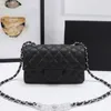 Bolsas Crossbody Sacos de Corrente Saco de Canal de Luxo Genuíno Couro Moda Bolsa de Ombro Flap Bag Alta Qualidade A Sacola Designer Mulheres Bolsas Caviar Pele Mini Bolsa