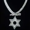 Ожерелье со звездой из стерлингового серебра 925 пробы Pass Diamond Tester по индивидуальному заказу, муассанит Vvs Iced Out, кубинская цепочка, ювелирный кулон в стиле хип-хоп