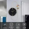 Wall Clocks Clock Living Room Household Fashion Automatic Calibration Hanging Type Simple And Atmospheric