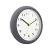 Wall Clocks Bathroom Clock Waterproof Silent Non Ticking For Kitchen Home Living Room