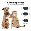 エイズマスブリルドッグバークカラー3トレーニングモードショック振動音充電式のbarえるbarえる襟、小、中程度の犬、大きな犬