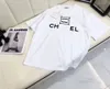 Koszulka damska edycja premium wzór C-litera drukowana para mody bawełniana okrągła szyja krótkie t-shirt T-shirt luźna i wygodna dopasowanie