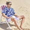 القمصان غير الرسمية للرجال نمط هاواي نمط الأزهار زر أعلى قميص قميص قصير الأكمام شاطئ الوها aloha camisa hawaiana hombre plus size 5xl
