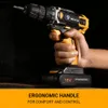 Boormachine DKCD SERIES 16V MAX ELECTRIC DRILL CORDLESS SCREWDRIVER WITH CHARGEABLE LITHIUM BATTERY FOR HOME DIY POWER TOOLS DEKO