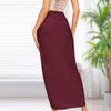 Women Spring Summer Mid Calf Asymmetrical Long Skirts y2k Aesthetic Fairycore Vintage Pleated Skirt High Waist Long