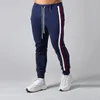 Vests 2022 Brand Casual Joggers Men Sweatpants Gym Running Pants Mens Fiess Bodybuilding Men Jogging Pants Zipper Cotton Sweatpants