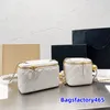 Zwei -Größe -Frauen alle passen Crossbody Cosmetic Bag Leder Matelasse Verstellbare Kette Gold Ball Retro Schulter Designer Mini -Hardware Koffer Coin -Geldbörse