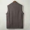 Men's Tank Tops Casual Men Loose Linen Cotton Vest Fahion Retro Solid Color Pocket Workwear Sleeveless Jackets Top Plus Size Cardigan Blusa