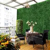 Fleurs décoratives Couronnes Herbe Artificielle Plante Pelouse Panneaux Mur Clôture Maison Jardin Toile de Fond Décor Tapis Verdure Panneau 40 60cm Décoratif D