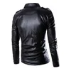 Men's Jackets Men's PU Leather Jacket Coat Spring Autumn Male Faux Biker Outwear Chaqueta Cuero Casual Clothing