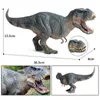 Brinquedos de transformação Robôs 36,5 cm Jurássico Tyrannosaurus Rex Modelo Com Boca Móvel PVC Dinossauros Action Figure Model Toy for Kids Gifts 230617