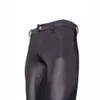 Pants MEISE Sexy hommes glace soie coton serré pénique pantalon U convexe entrejambe mince haute élastique pantalons décontractés lisse respirant discothèque pantalon