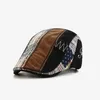 Berretti Uomo Berretto Cappello Patchwork sboy Berretto piatto regolabile in cotone cabbie per guida Caccia Pesca all'aperto 230617