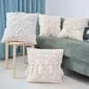 Pillow Case MOM'S YARD Macrame Handmade Cushion Cover Cotton Thread Pillowcase Bohemia Moroccan Sofa Decorative Pillowcase High-end Gif 230617