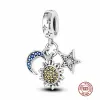 925 Sterling Silver Charms för pandora smycken pärlor armband skor väska läppstift serie charm set pendelli diy