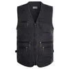 Gilet da uomo Uomo 6XL 7XL Gilet di jeans Giacca da uomo senza maniche Gilet casual in cotone Cappotto di jeans Slim Fit Tasche da cowboy maschili