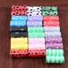 Pet supplies Dog Poop Bags Biodegradable 150 rolls multiple color for waste scoop leash dispenser free shipping DHL Qifcu