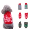 Camisolas de cão de cão de Natal Caso de cão de inverno Caso de casaco quente Camisinho de caldo macio de tricô para cães para cães pequenos cães médios chihuahua yorkshire