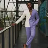 Herenpakken 2023Designer Mannen 2 Stuks Double Breasted Blazer Sets Smoking Voor Business Prom Party Suit Kostuum Homme (Jas Broek)