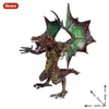 Transformation toys Robots Oenux Original Genuin Savage Flying Magic Dragon Dinosaurs Action Figures Chinese Dragon Animals Model PVC Collection Kids Toy 230617