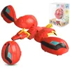 Giocattoli di trasformazione Robot Mini Force Super Gino Power Deformation Eggs Robot Toys Action Figures MiniForce X Transformation Dinosaur Toy 230617