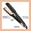 Prostownicze włosów Lisapro Oryginalne 1,25 '' Cyfrowe ceramiczne włosy Flat iorn Curling Iron Hair Ropner Traval Salon Beauty Fryzura 230617